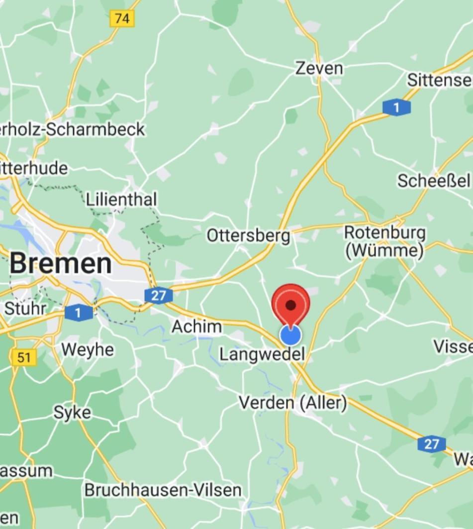 Ferienwohnung Haus Fischer Langwedel  エクステリア 写真